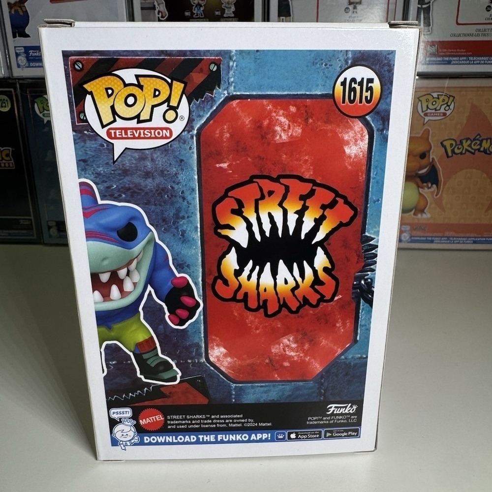 Funko Pop Street Sharks Streex #1615 Television 90s Capsule Vinyl Figure - Picture 2 of 6